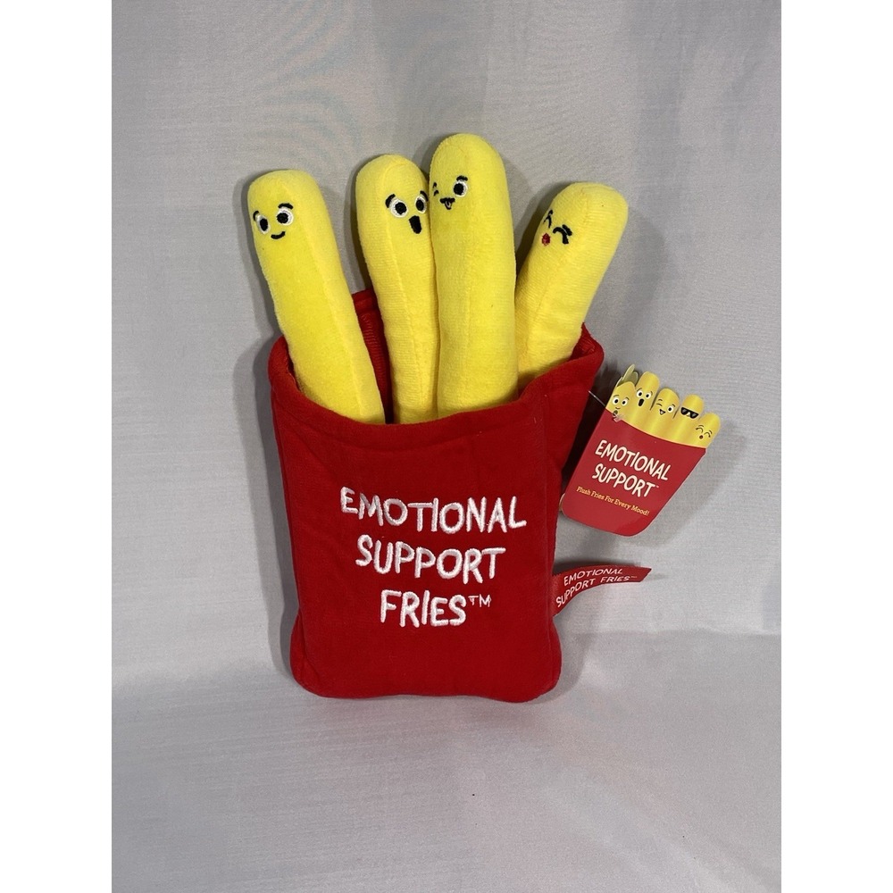 Emotional Support Fries The Original Viral Plush Comfort Food Every Mood Cuddly